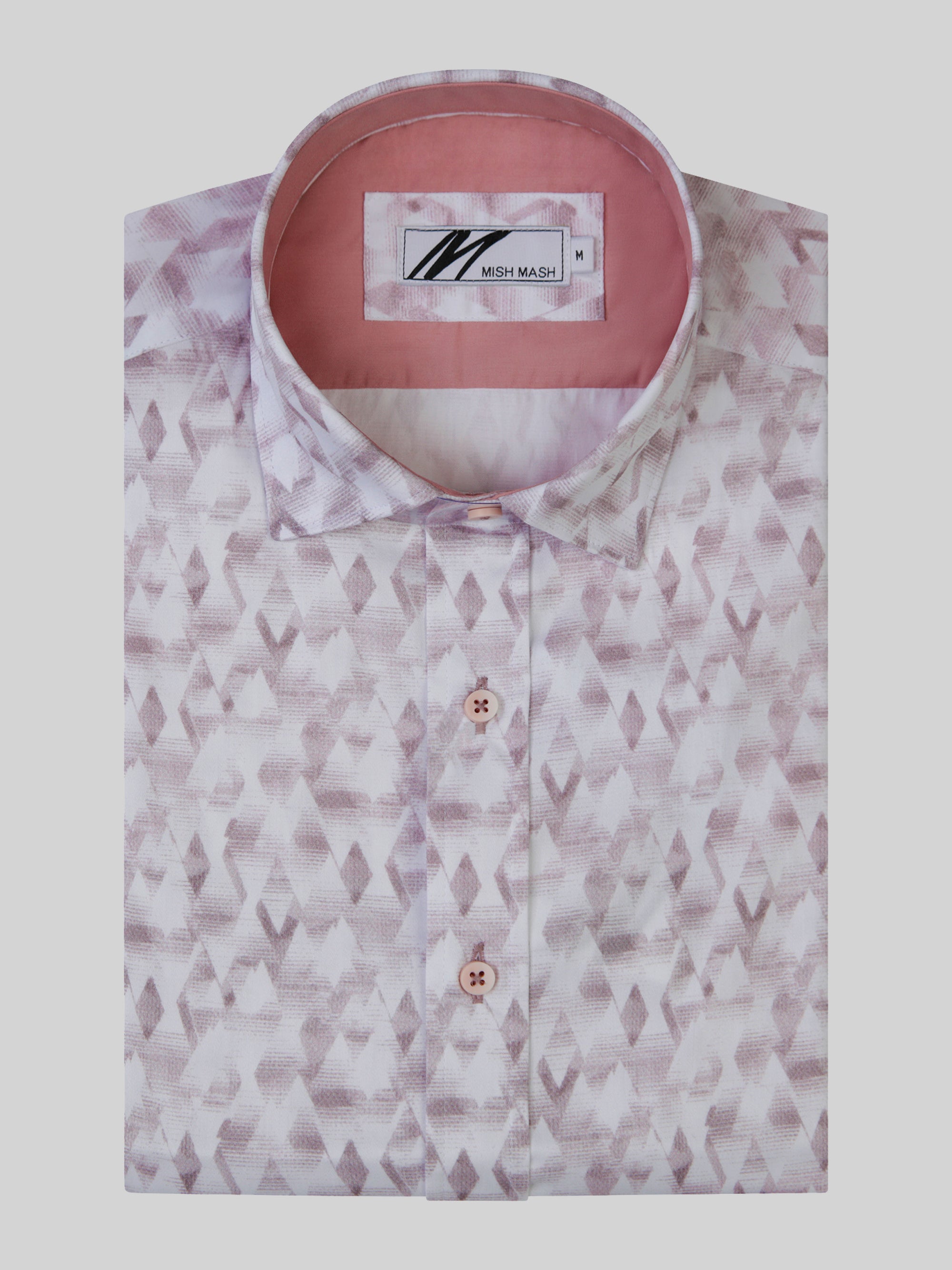 Anzio Pink & White S/S Shirt