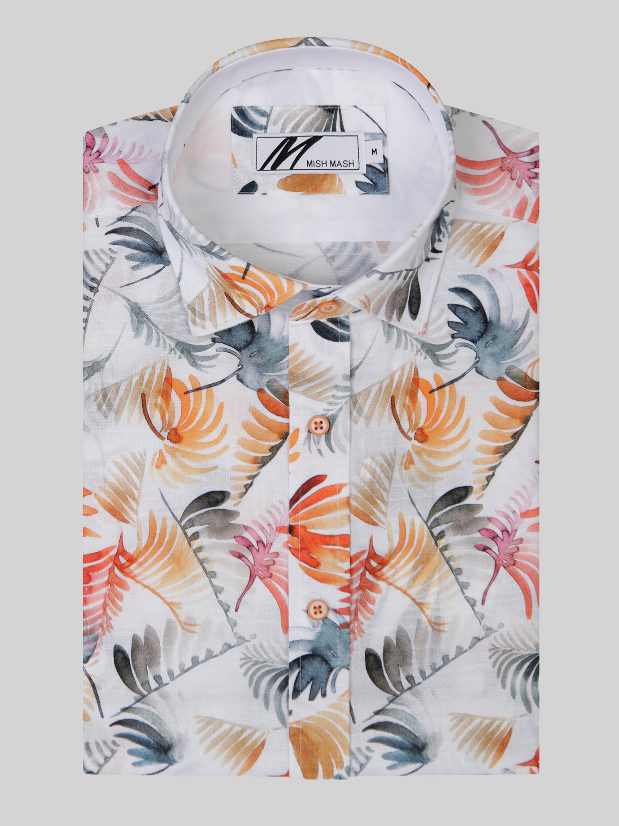 Verona White & Multi S/S Shirt