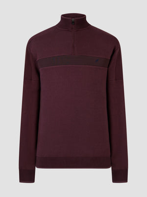 Kinglake Wine 3/4 zip Sweat