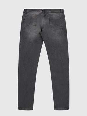 Tapered Fit Flex DK Steel Grey Jean