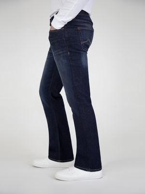 Bootcut (Flare) Fit Flex Active Dark Denim Jean