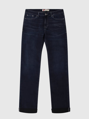 straight blue black mens denim jean