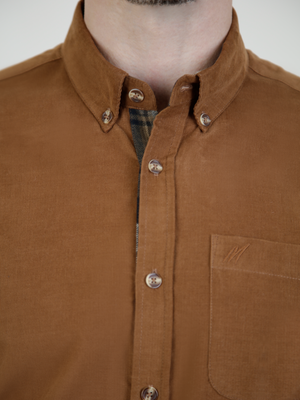 Sambucus Camel Cord Shirt