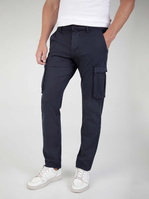 Tapered Fit Tiden Navy Cargo Pant