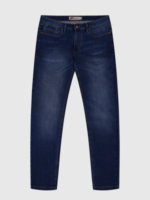 Mid wash mens denim jean 