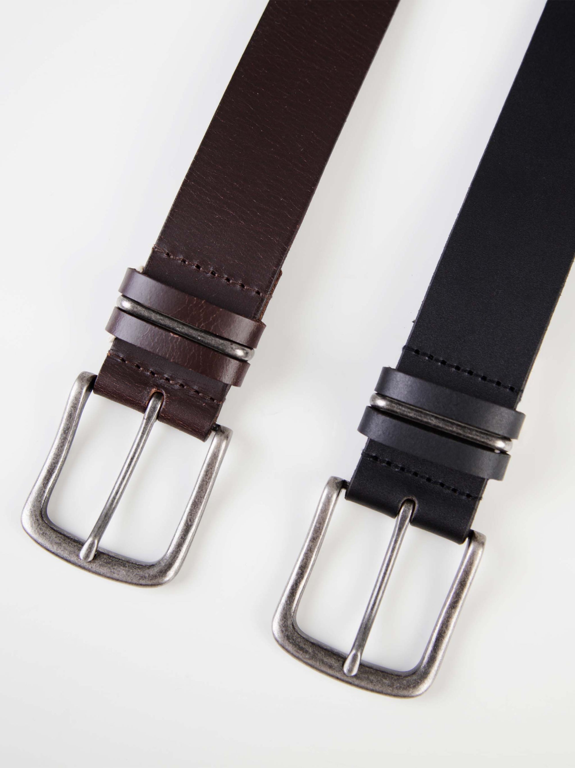 Leather Bextor Dark Brown Jean Belt