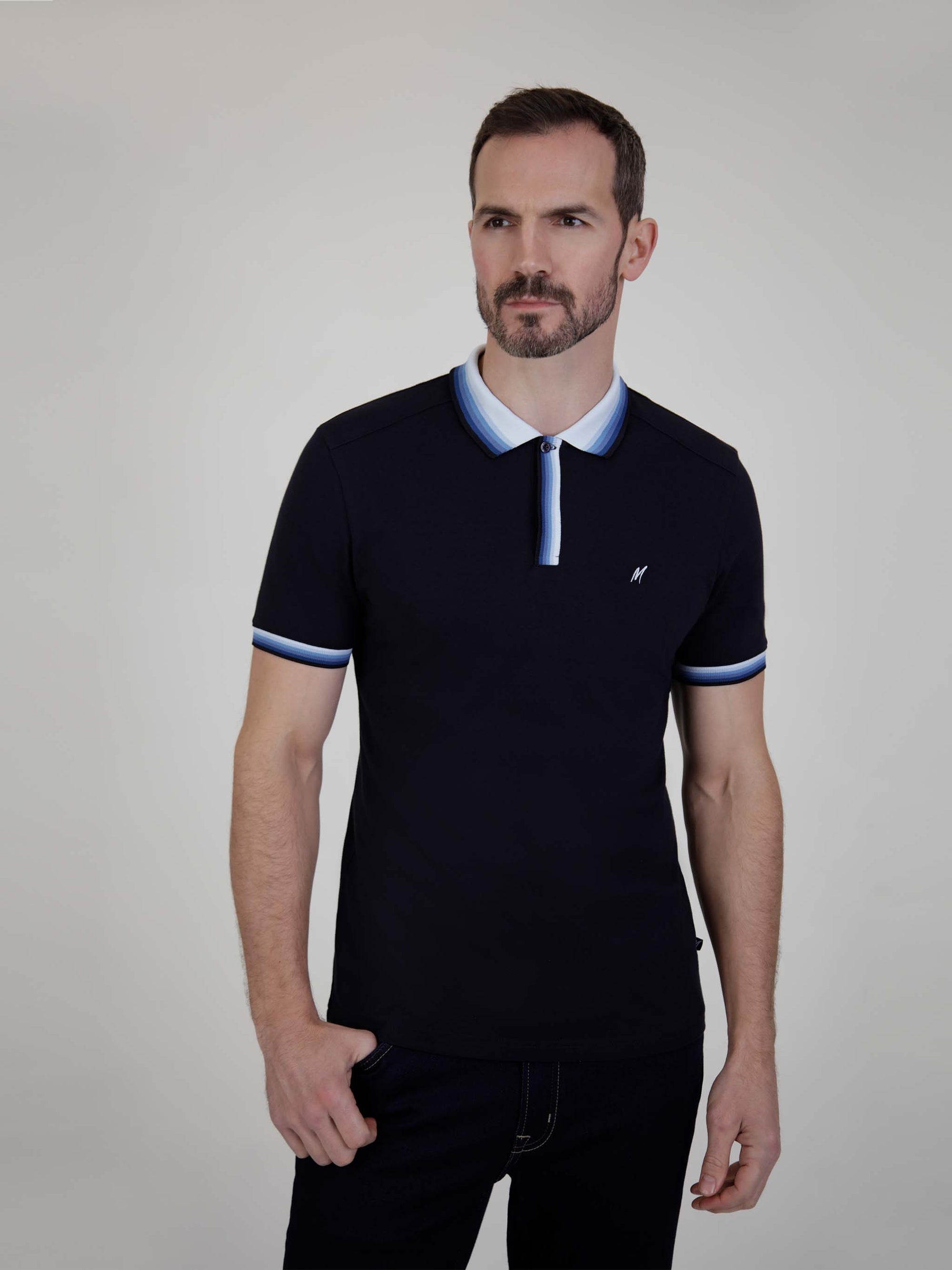 Canwood Navy S/S  Polo