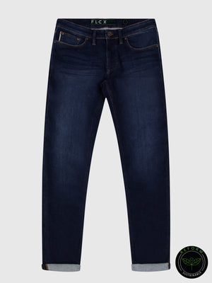 Tapered Fit Flex Reform Dark Jeans