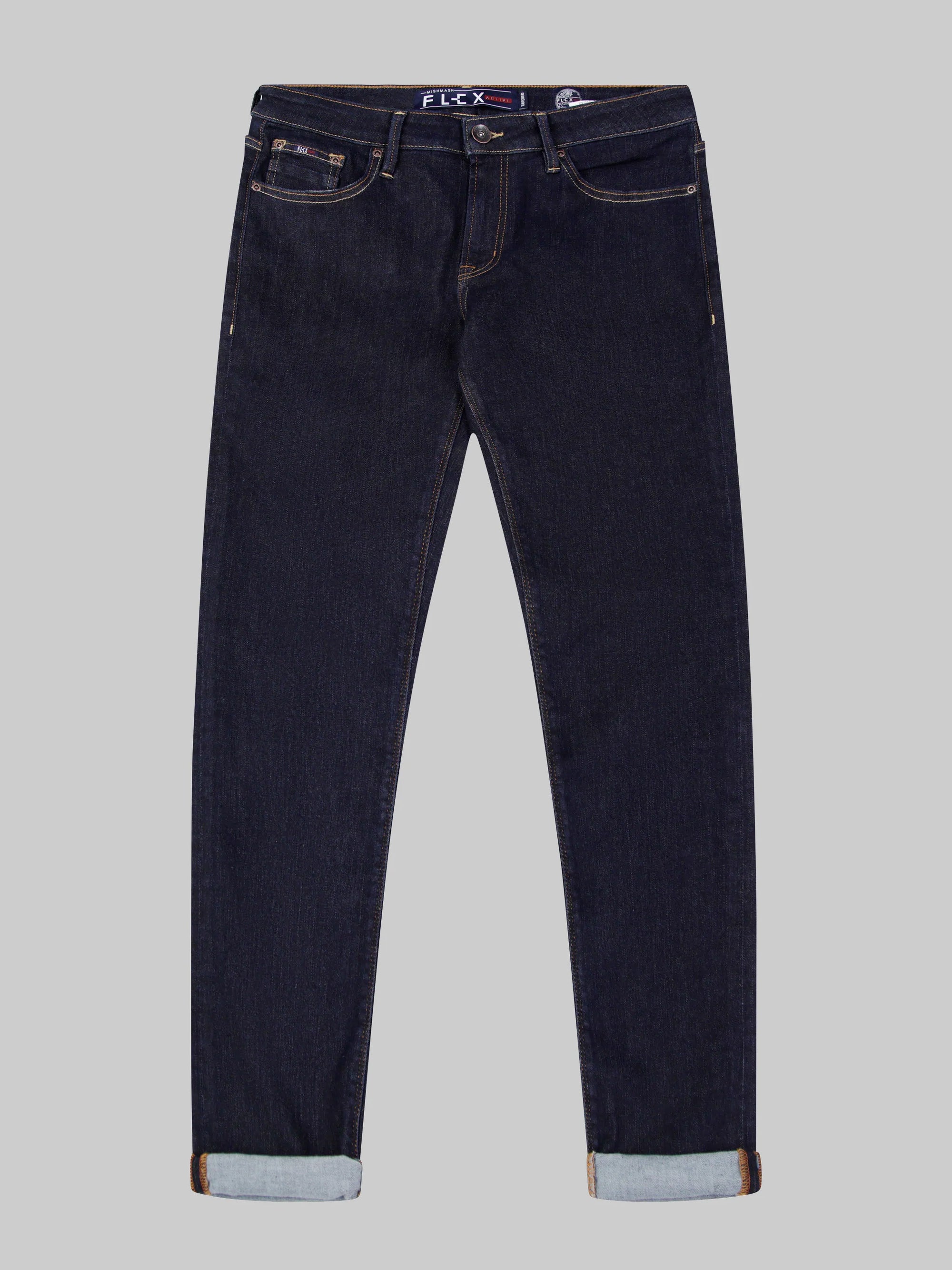 Tapered Fit Flex Active Natural Denim Jean