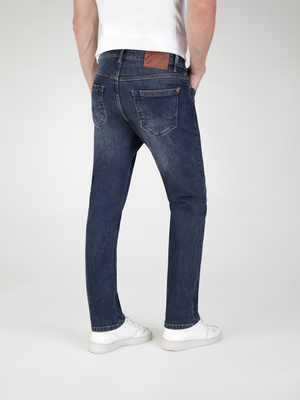 Tapered Fit Mid Stretch Gabbro Dark Jeans