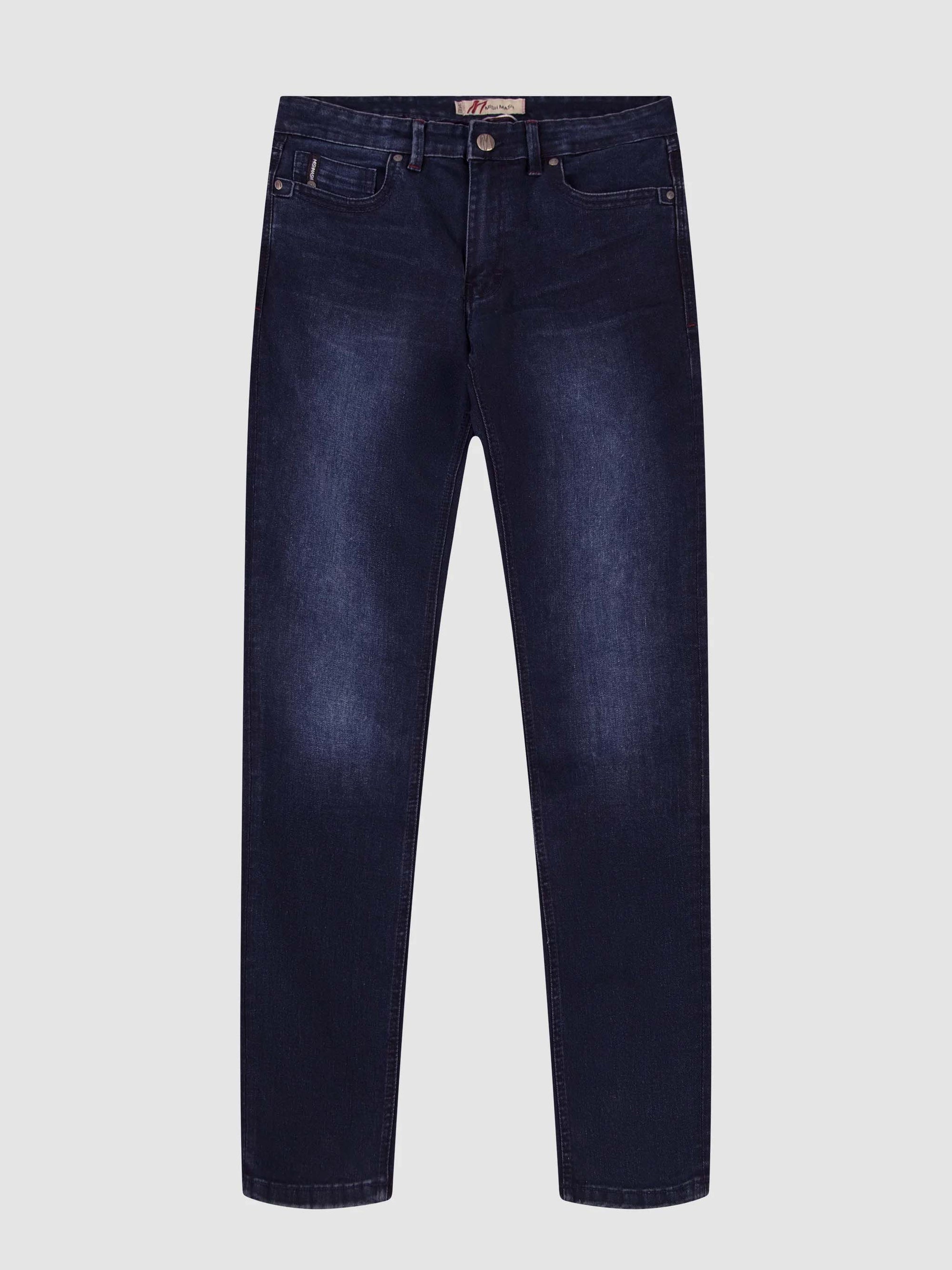 Tapered Fit Mid Stretch Gabbro Midnight Jeans