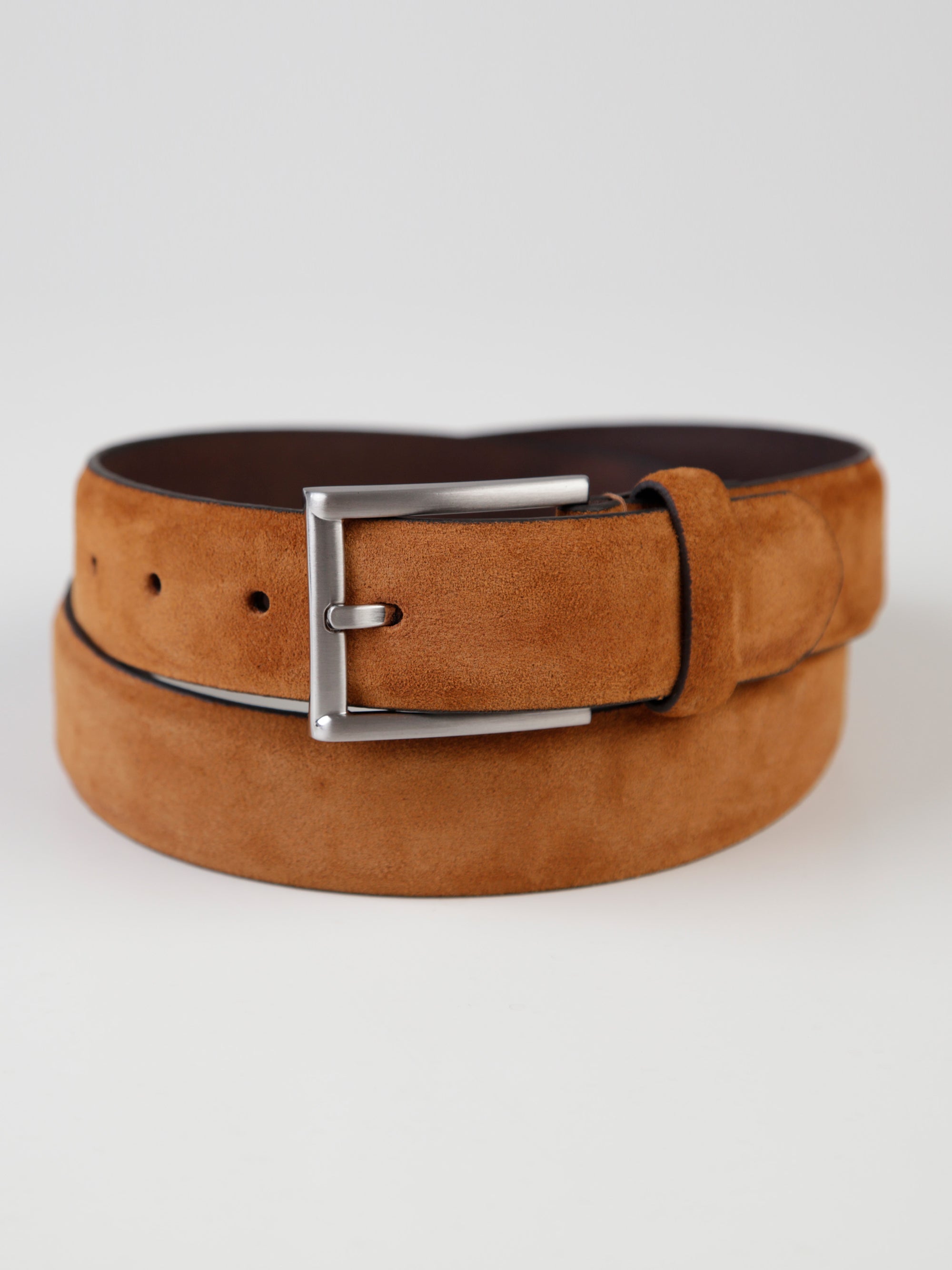 Tan Brown Suede Belt