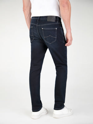 straight blue black mens denim jean