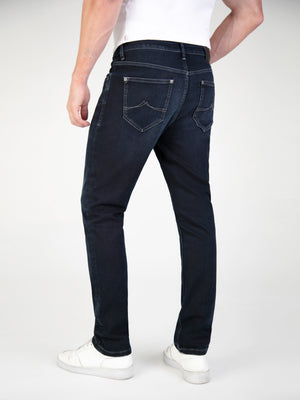 straight blue black mens denim jean