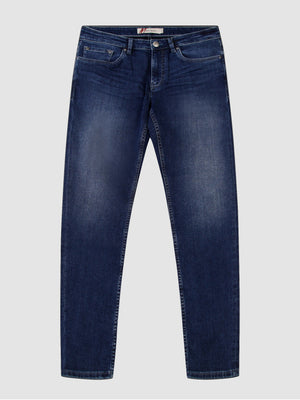 Tapered Fit Mirage Mid Denim Jean