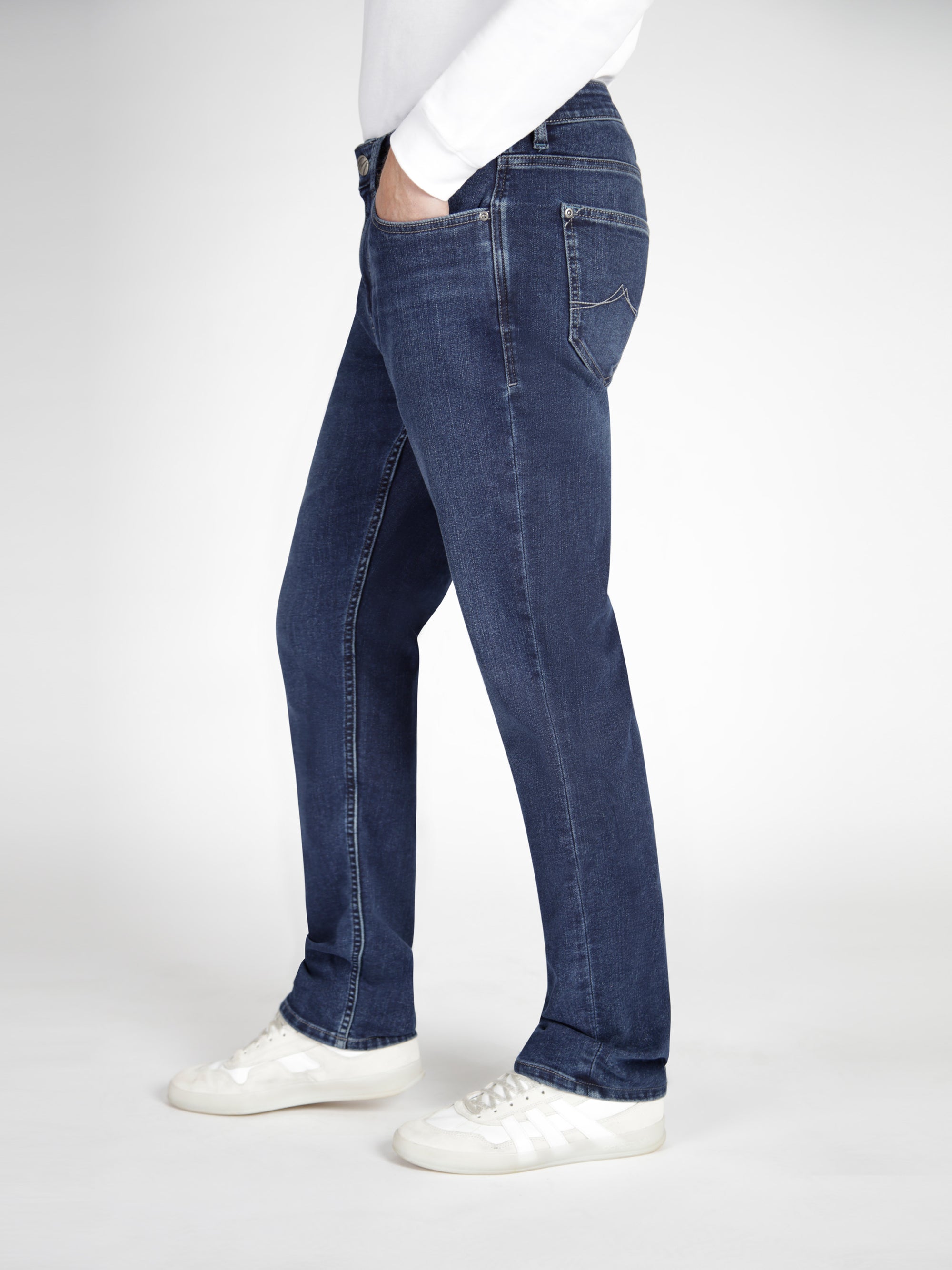 Tapered Fit Mirage Mid Denim Jean