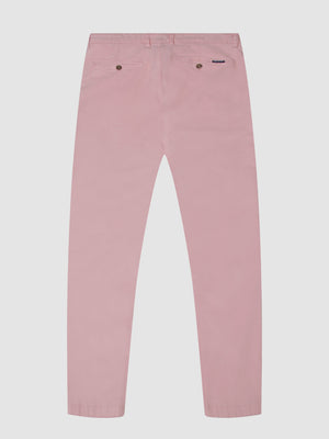 Tapered Fit Bromley Casual Pale Pink Chino Trouser