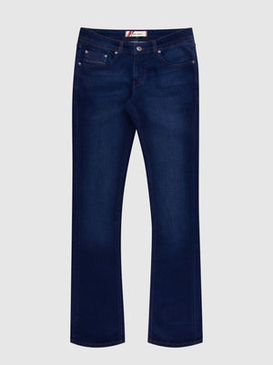 dark bootcut fit mens denim jean