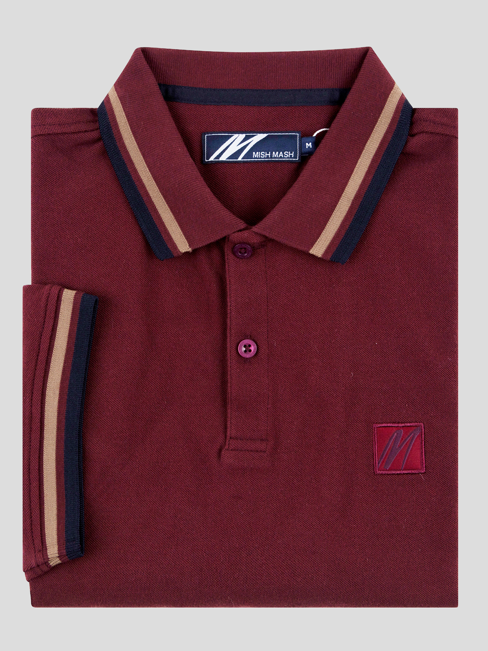 Regular Fit Raptor Plum Pique Polo