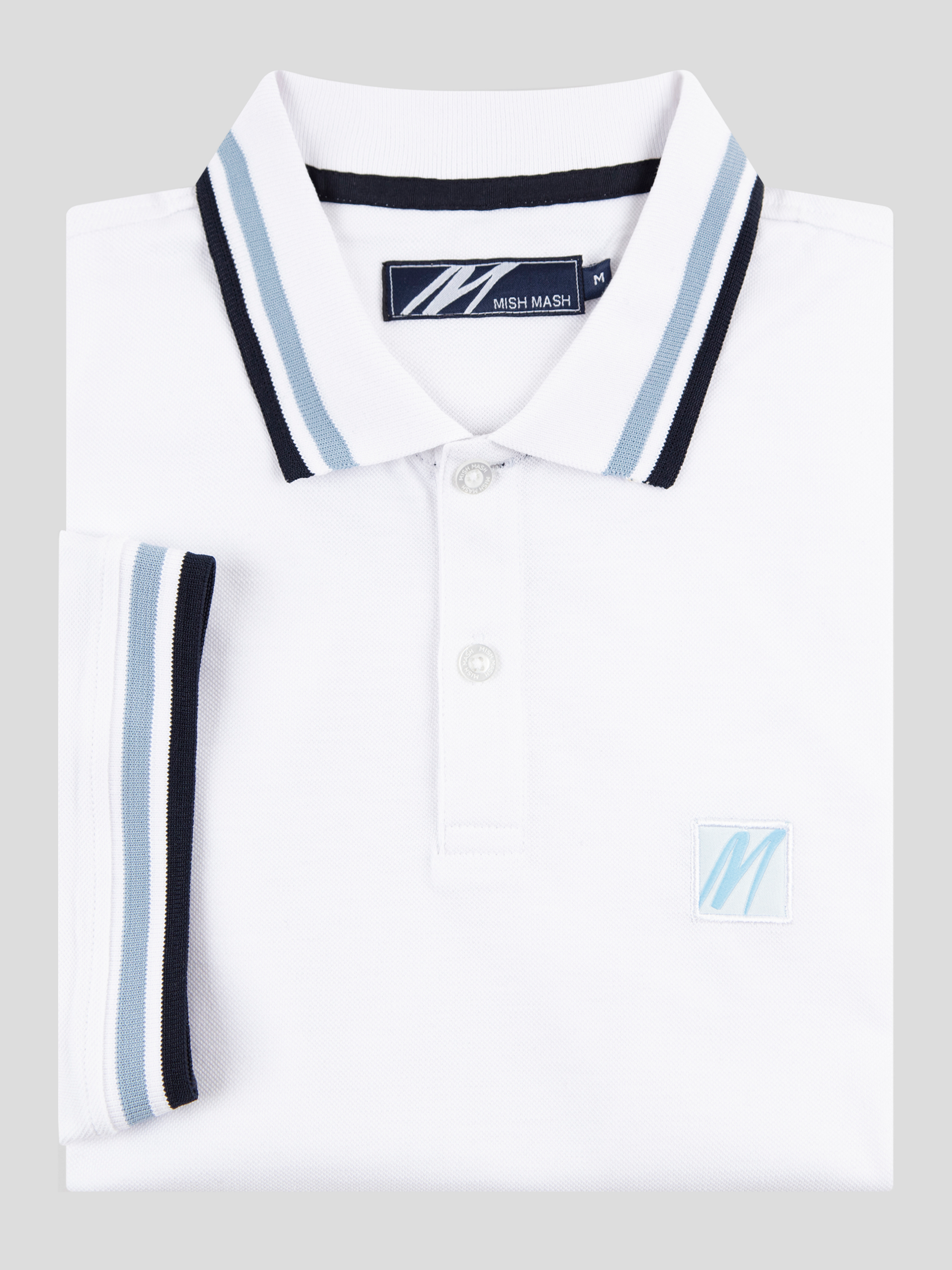 Regular Fit Raptor White Pique Polo