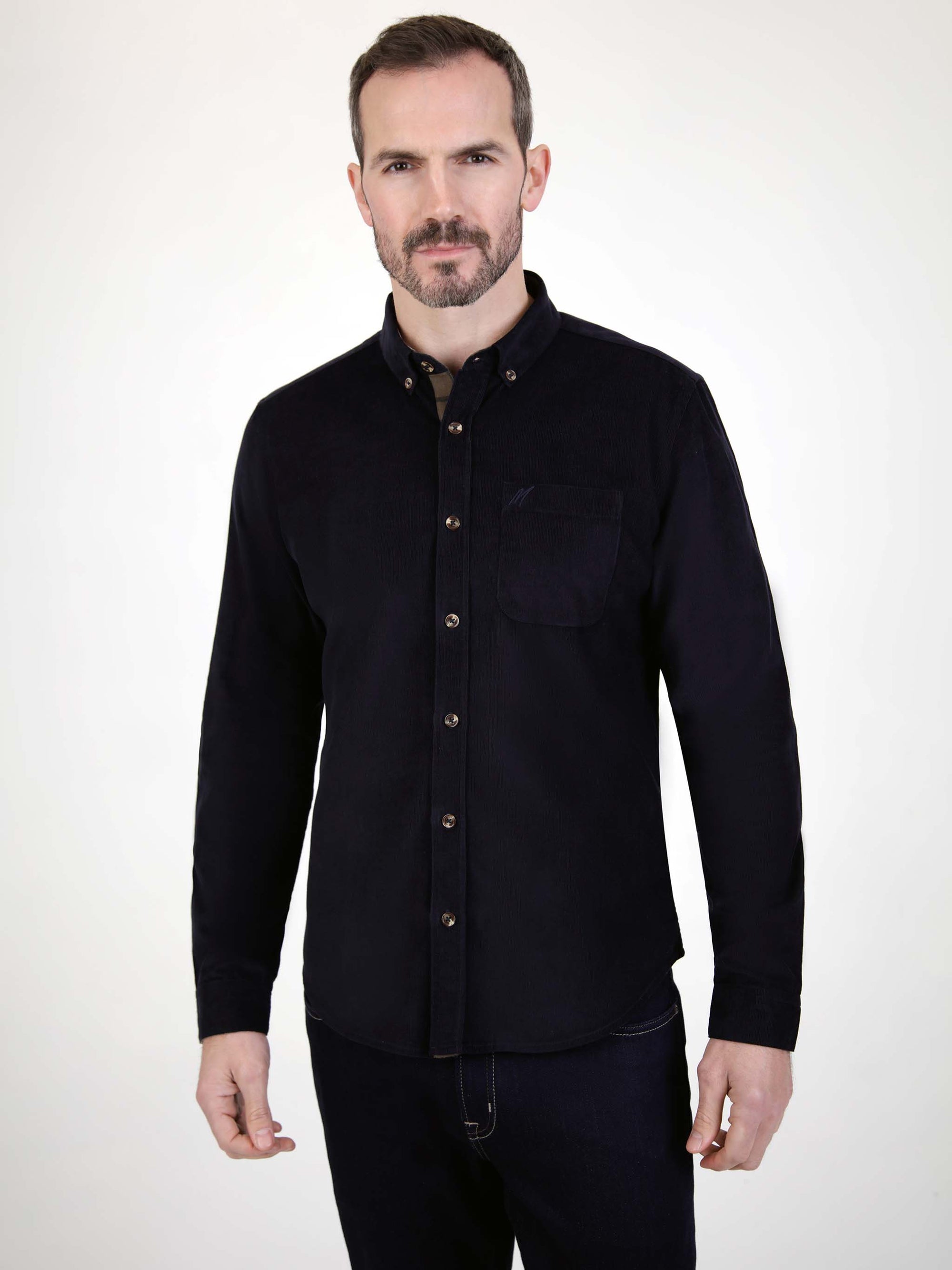 Sambucus Navy Cord Shirt