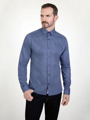 Sandbank Navy L/S Shirt