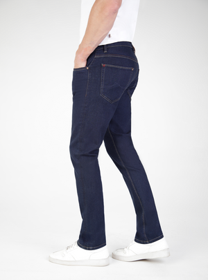 Straight Fit Mid Stretch Lot XX Shadow Raw Jeans