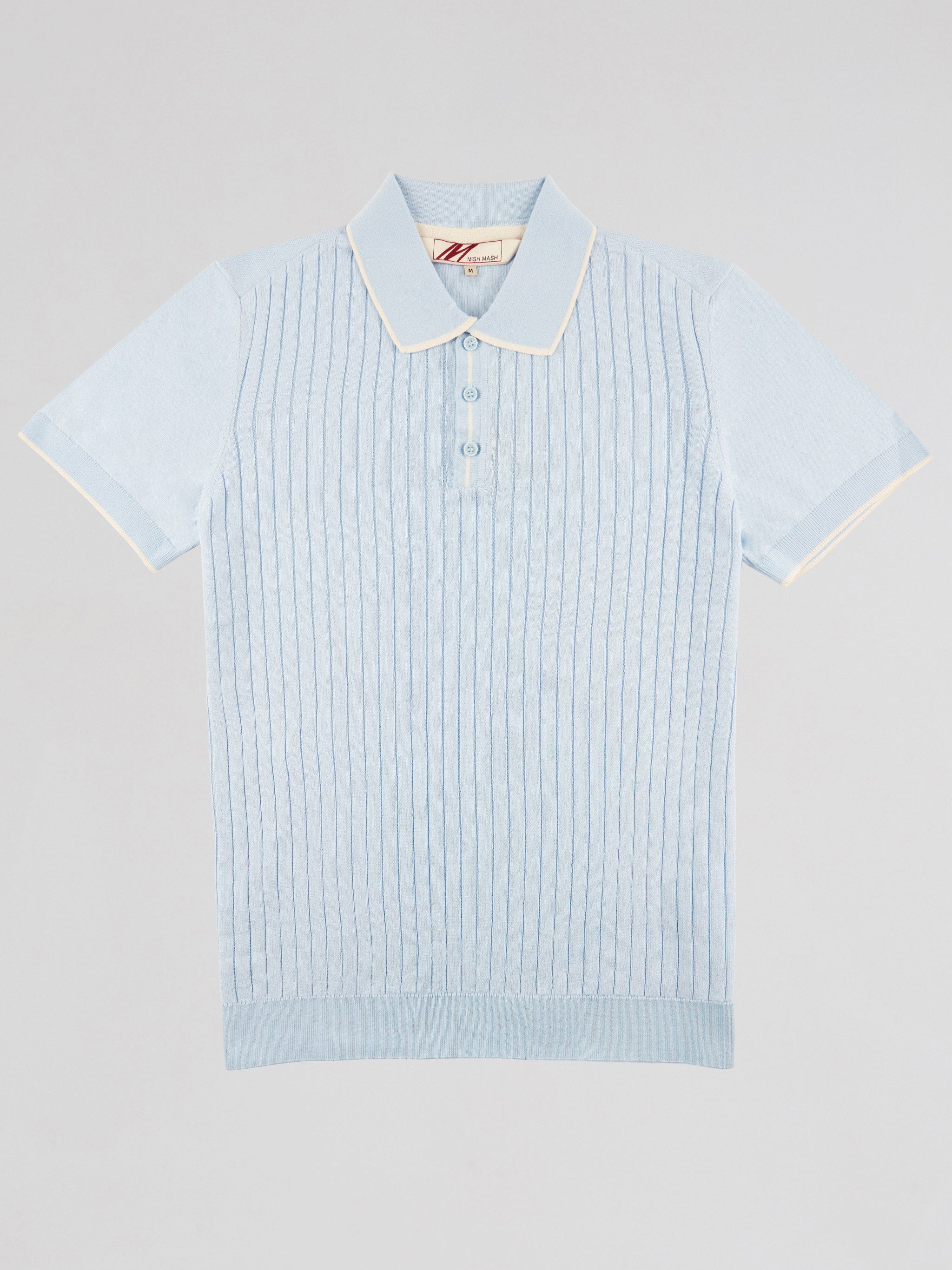 Mens short sleeve knitted on sale polo