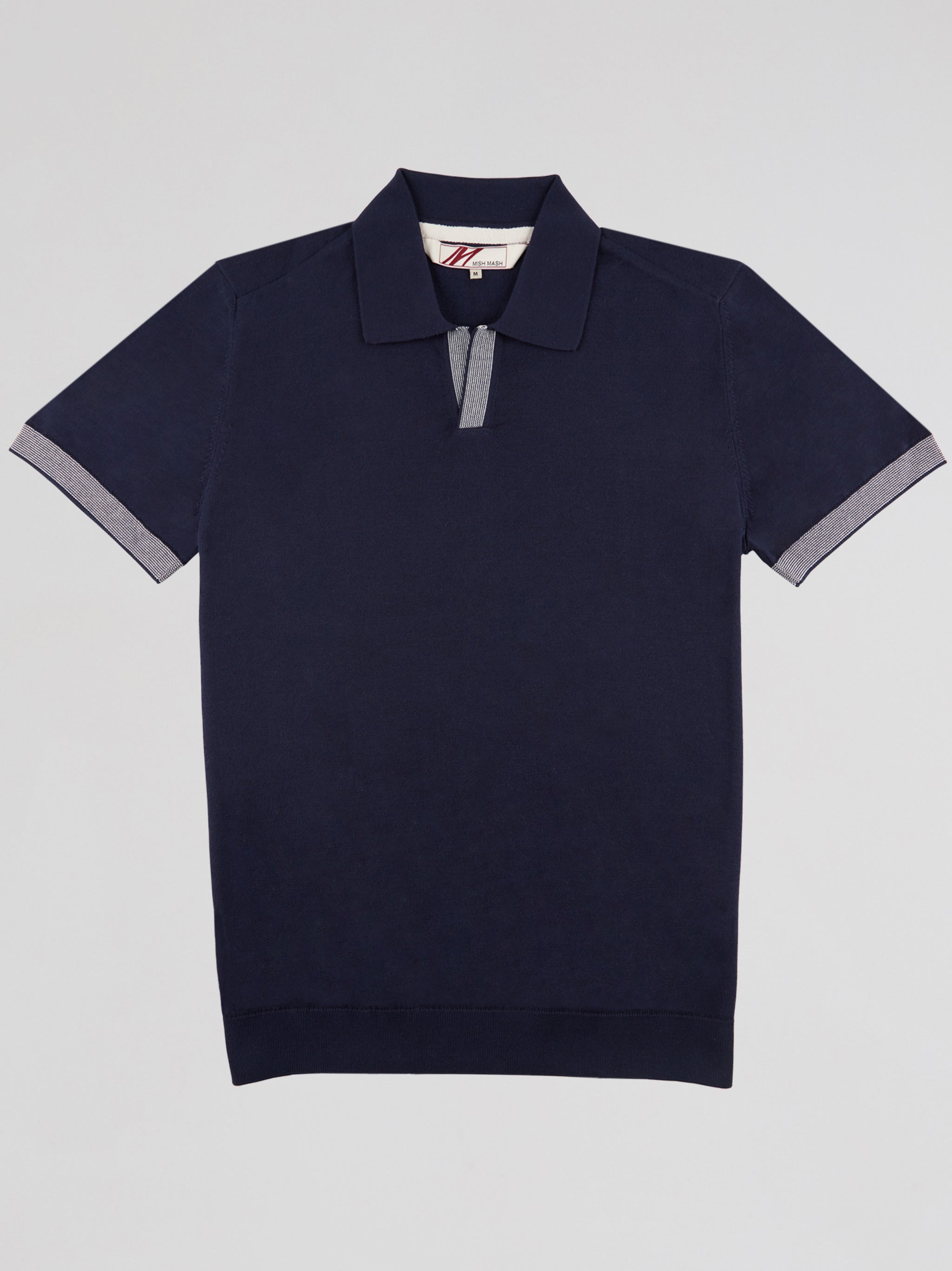 Short sleeve hot sale knitted polo